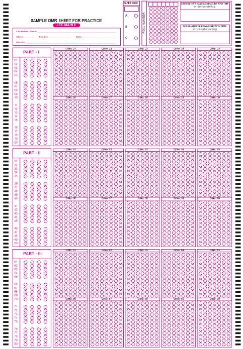 A4-jee-advanced-mcq-omr-sheet image
