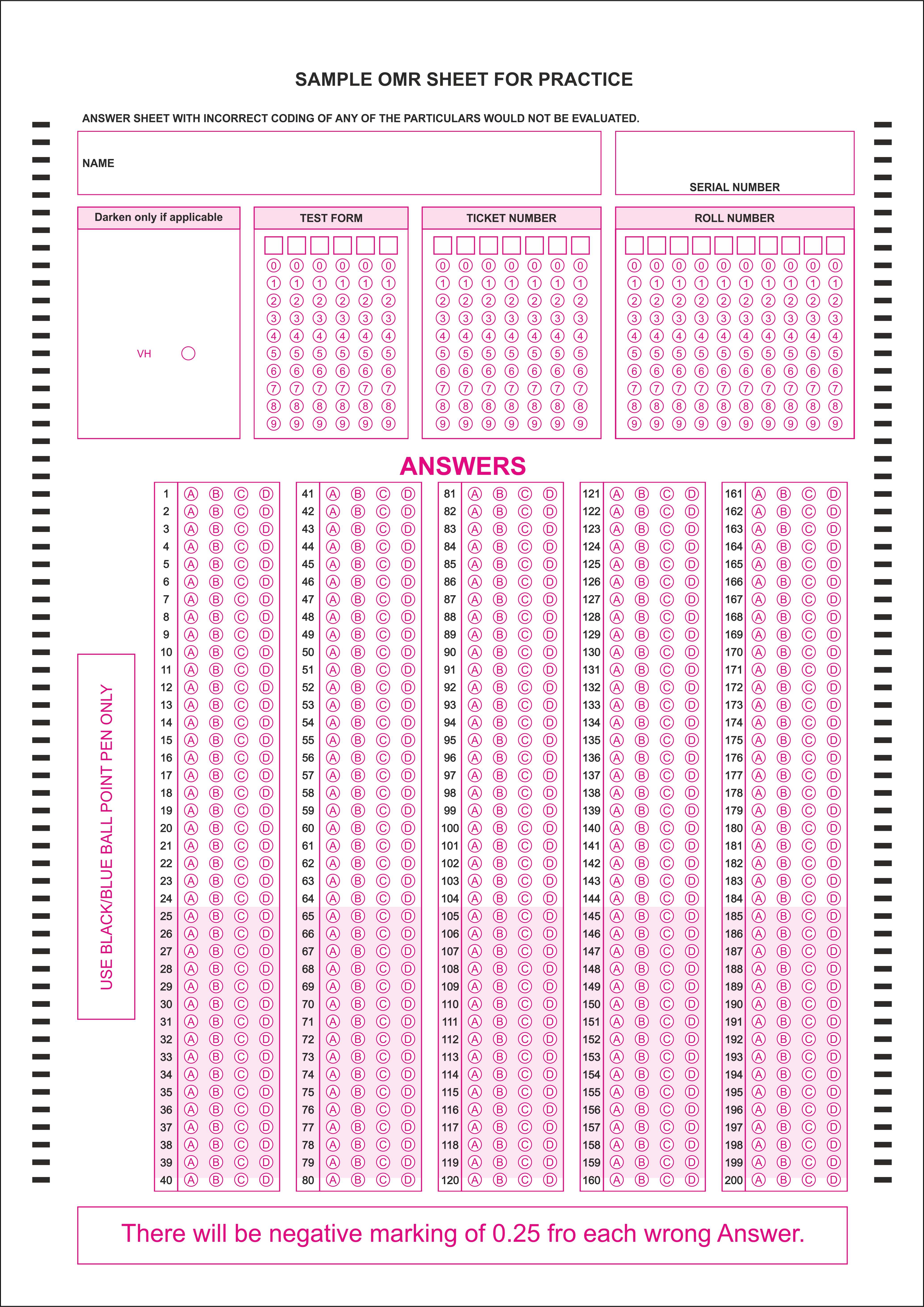 A4-ssc-mcq-omr-sheet image